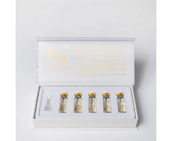 Гелевий бустер-концентрат з 13% L-глутатіоном та антиоксидантами KRX Aesthetics White and Bright Meso Booster Ampoule, фото _ab__is.image_number.default