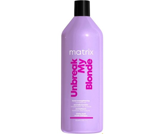 Кондиционер для укрепления волос Matrix Unbreak My Blonde Conditioner, изображение 2