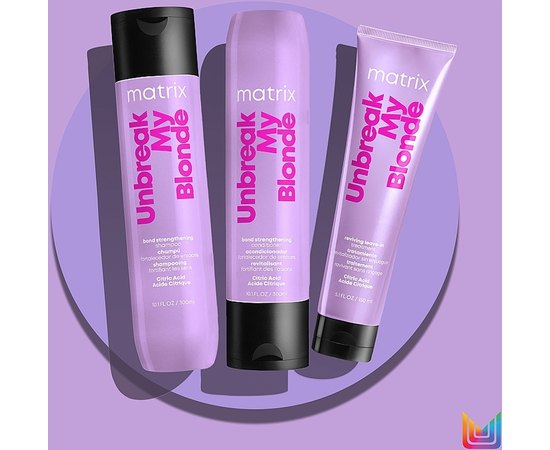 Кондиционер для укрепления волос Matrix Unbreak My Blonde Conditioner, изображение 5