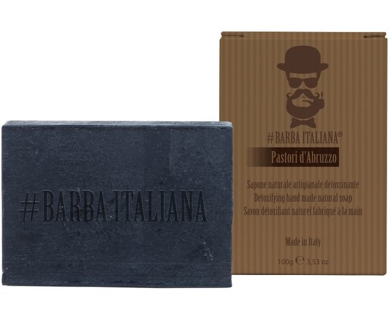 Мыло-детокс Pastori d’Abruzzo Barba Italiana, 100g
