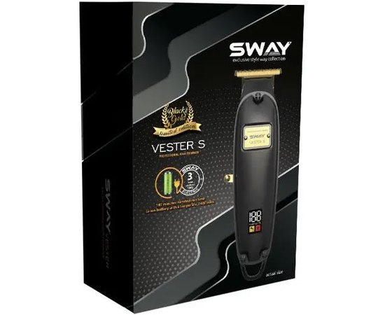 Тример для стрижки Sway Vester S Black and Gold Editionn 115 5102 BLK, фото _ab__is.image_number.default