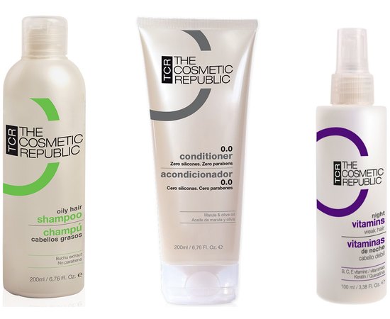 Набор по уходу за жирными и комбинированными волосами The Cosmetic Republic Oily Hair Rescue Pack, изображение 2