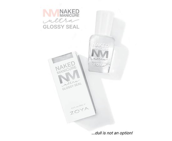 Закрепляющее покрытие глянец Zoya Naked Manicure Glossy Seal Top Coat, изображение 4