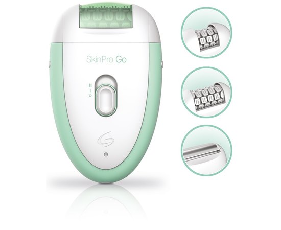 Епілятор GA.MA SKINPRO GO 2 GE0130 White/Light Green, фото _ab__is.image_number.default