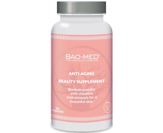 Биологически активная добавка Анти-Эйдж Mediceuticals Bao-Med Beauty Supplement Anti-Aging, 60 caps