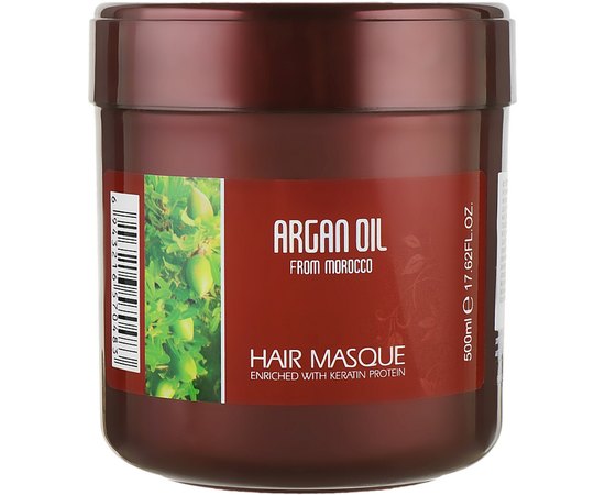 Маска для волос с экстрактом икры Clever Hair Cosmetics Morocco Argan Oil, изображение 3