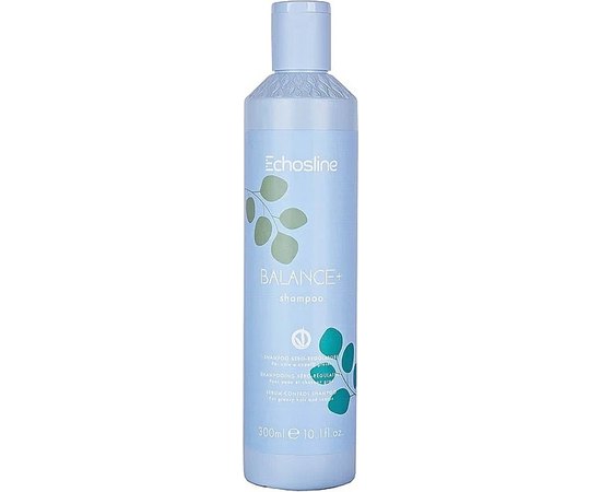 Шампунь для баланса жирной кожи головы Echosline Balance+ Vegan Shampoo