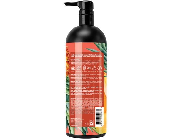 Кондиционер для объема Ананас-Медовая дыня Hempz Sweet Pineapple & Honey Melon Herbal Conditioner, изображение 4
