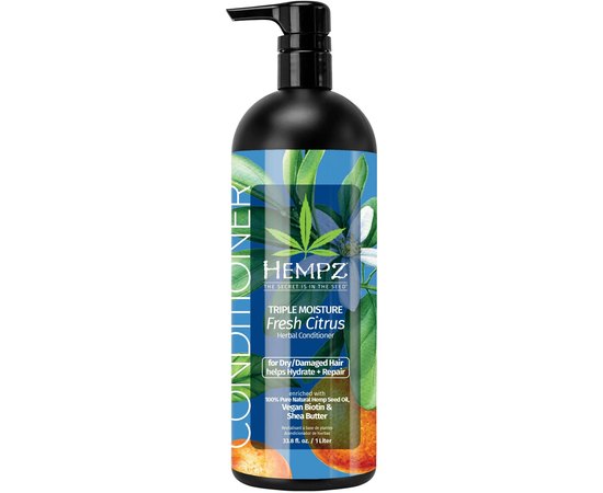 Кондиціонер для сухого волосся Потрійне зволоження Hempz Triple Moisture Fresh Citrus Herbal Conditioner, фото _ab__is.image_number.default