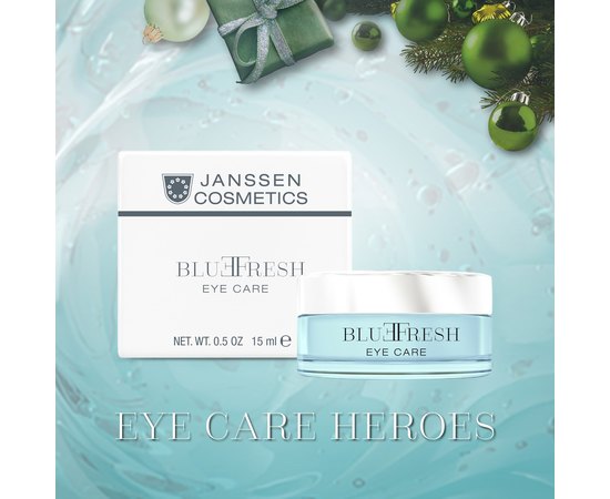Розгладжуючий гель для контуру очей Janssen Cosmeceutical Blue Fresh Eye Care, 15 ml, фото _ab__is.image_number.default