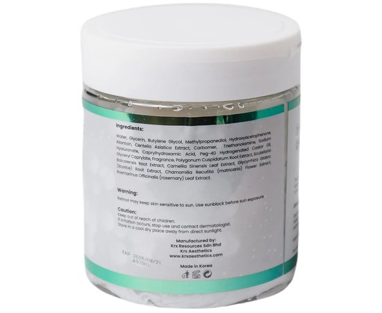 Тканевые хлопковые маски пропитанные успокаивающим бустером KRX Aesthetics Cica Sheet Mask Pack, 20 шт, изображение 3