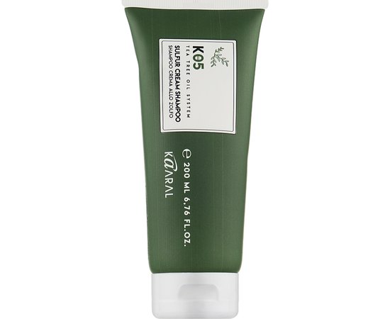 Трихологічний крем-шампунь спеціалізований на основі сірки Kaaral K05 Sulfur Cream Shampoo, 200 ml, фото 
