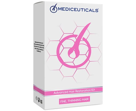 Набор для стимулирования роста волос для женщин Mediceuticals Advanced Hair Restoration Kit For Women, изображение 2