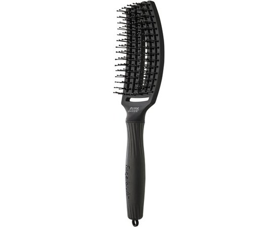 Щетка для волос Olivia Garden Finger Brush Medium Care Ionic DOUBLE bristles OGID1733, изображение 3
