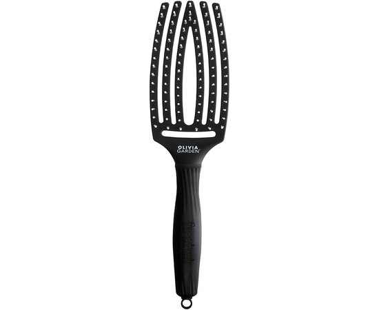 Щетка для укладки волос Olivia Garden Finger Brush Black, изображение 5