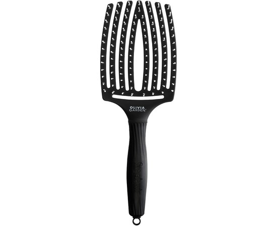 Щетка для укладки волос Olivia Garden Finger Brush Black, изображение 6