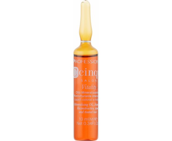 Восстанавливающее минерализующее масло для волос Professional C Cinque Vitality Mineralizing Oil, 10x10 ml, изображение 2