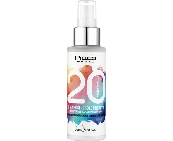 Мультифункциональный кондиционер 20-в-1 Pro.Co Rainbow Conditioner Spray, 100 ml