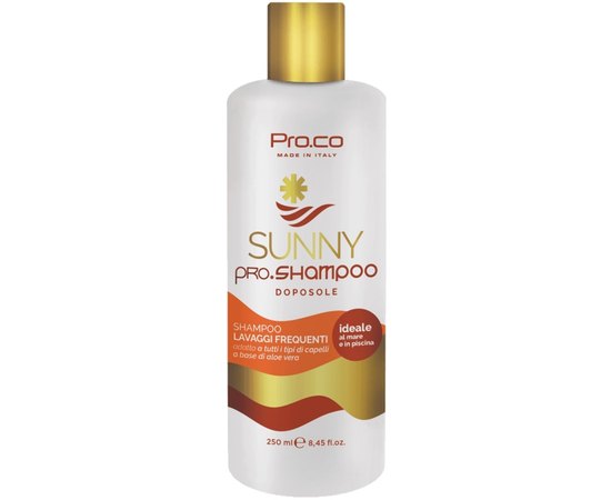 Зволожуючий шампунь Pro.Co Sunny Pro.Shampoo, 250 ml, фото 