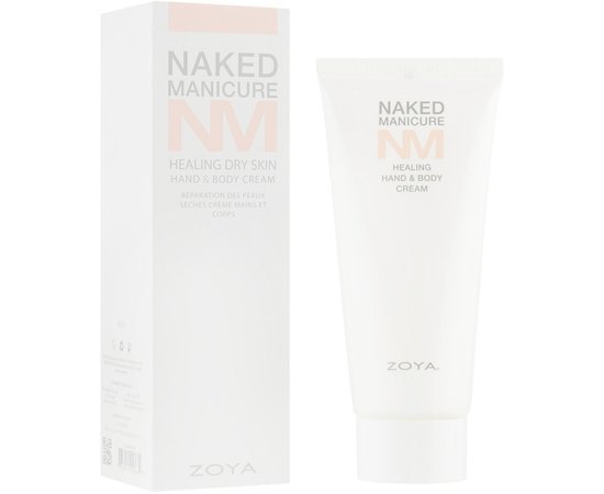 Відновлювальний зволожувальний крем для рук і тіла Zoya Naked Manicure Healing Dry Skin Hand & Body Cream, 85 ml, фото 