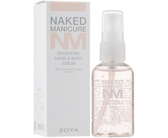 Зволожувальна сироватка для рук і тіла з гіалуроновою кислотою Zoya Naked Manicure Hydrating Hand & Body Serum, 60 ml, фото 