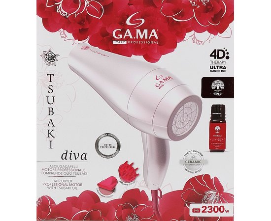 Фен для волос GA.MA DIVA 4D Tsubaki GH3540, 2300 W, изображение 4
