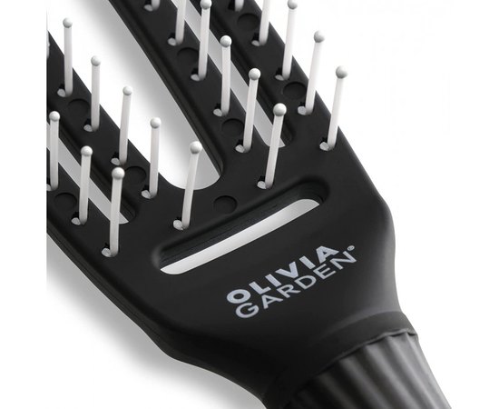 Щетка для укладки волос Olivia Garden Finger Brush Black, изображение 3