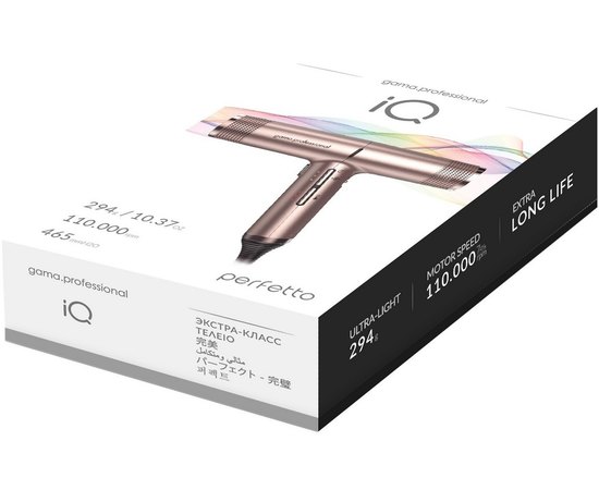 Фен для волосся GA.MA IQ PERFETTO GOLD&ROSE OXI-ACTIVE PH6060.PK, фото _ab__is.image_number.default