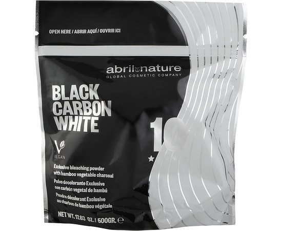 Осветляющий порошок Abril Et Nature Black Carbon White, 500 g