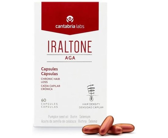 Cantabria Iraltone Capsules Aga Капсули для лікування випадіння волосся, 60 шт, фото _ab__is.image_number.default