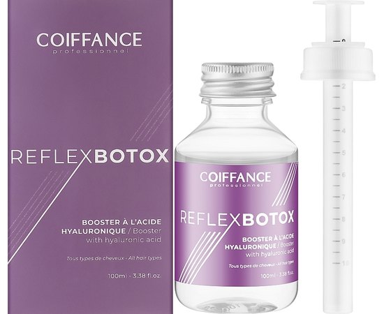 Бустер с гиалуроновой кислотой Coiffance Reflexbotox Booster With Hyaluronic Acid, 100 ml, изображение 3