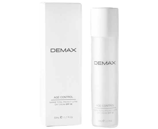 Дневной защитный крем SPF30 с морскими водорослями Demax Age Control Marine Day Cream Total Protect, изображение 2