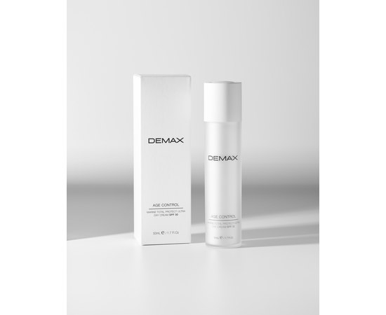 Дневной защитный крем SPF30 с морскими водорослями Demax Age Control Marine Day Cream Total Protect, изображение 3
