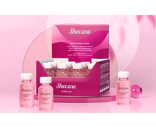 Лосьйон для волосся "екстра сяйво" Inebrya She Care Extra Shine Lotion, 12*12ml, фото _ab__is.image_number.default