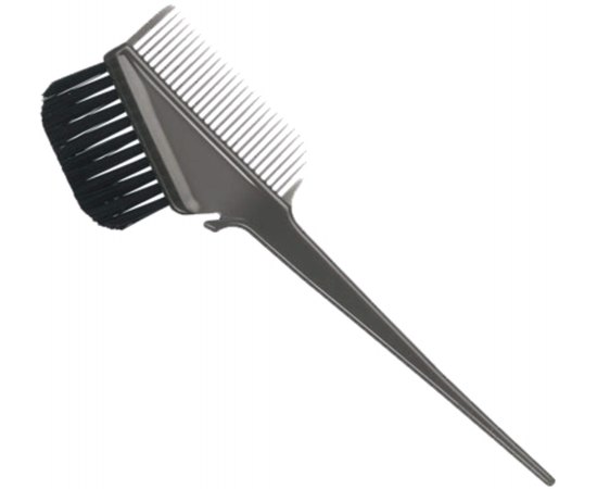 Кисточка для окрашивания волос прозрачная с расчёской Comair
