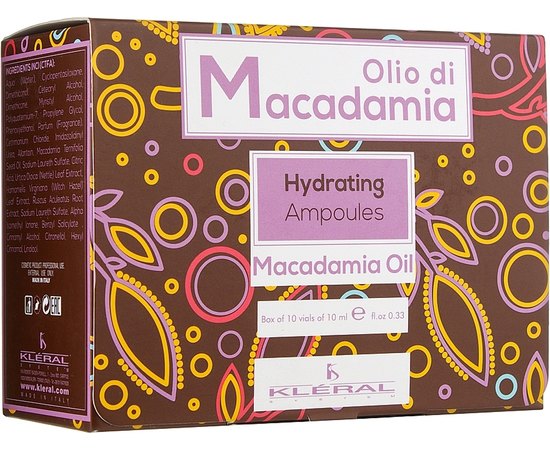 Ампули для зволоження волосся Kleral System Olio Di Macadamia Hydrating Ampoules, фото _ab__is.image_number.default