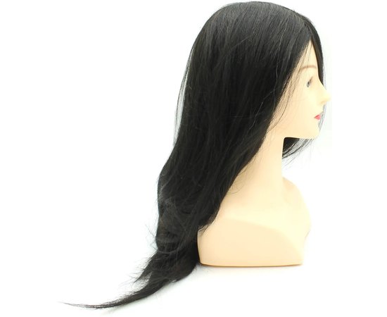 Учебный манекен с плечами и натуральными волосами "Брюнетка" SPL 521/A-1, изображение 2