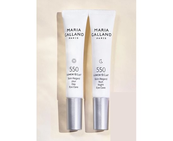 Крем для глаз День и Ночь Maria Galland 550 Day & Night Duo Eye Care, 2 шт х 10 мл, изображение 2