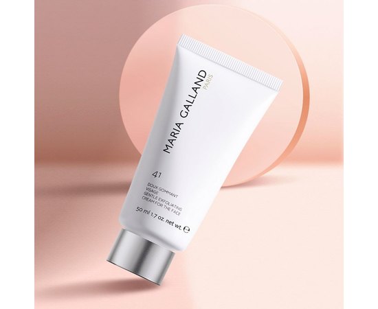 Нежный скраб для лица Maria Galland 41 Gentle Exfoliating Cream For The Face, 50 ml, изображение 4