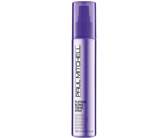 Кондиционер-спрей для светлых, седых и осветленных волос Paul Mitchell Platinum Blonde Toning Spray, 150 ml, изображение 2