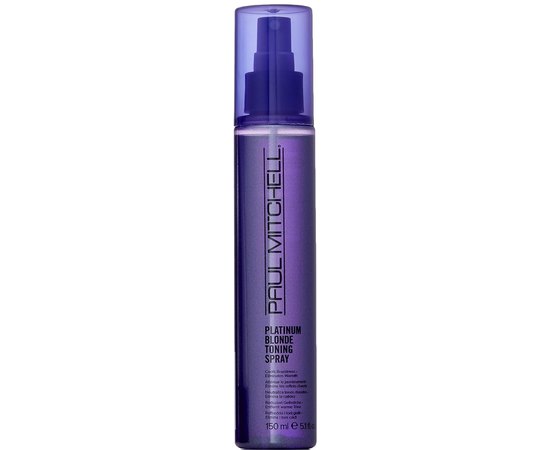 Кондиционер-спрей для светлых, седых и осветленных волос Paul Mitchell Platinum Blonde Toning Spray, 150 ml