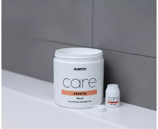 Маска с кератином для очень поврежденных волос Subrina Keratin Supreme Mask, 500 ml, изображение 2