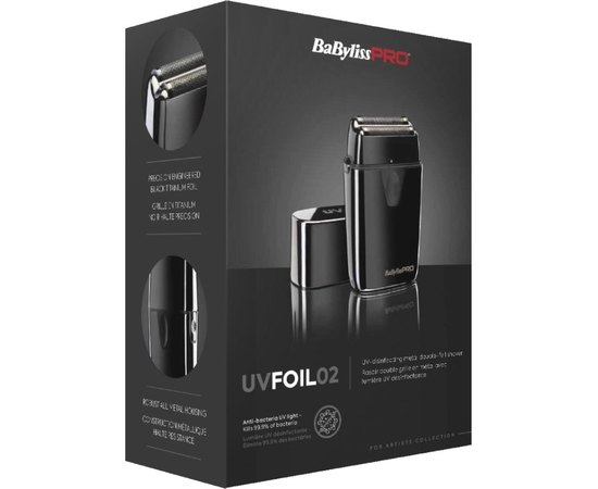Шейвер профессиональный BaByliss PRO UVFOIL FXLFS2E, изображение 2