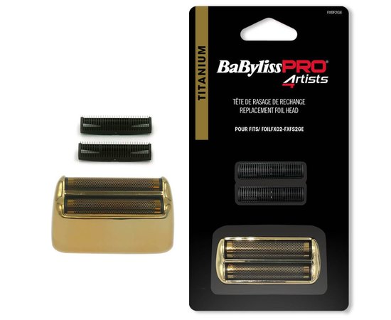 Запасная сетка и нож к шейверу BaByliss PRO Gold FXRF2GE, изображение 2