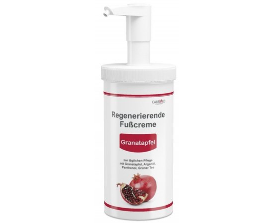 Регенерирующий крем Гранат CareMed Regenerierende Fusscreme Granatapfel, изображение 5