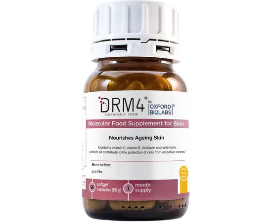 Молекулярная диетическая добавка для улучшения состояния кожи DRM4, 90 caps, изображение 2