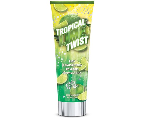 Натуральний бронзатор для засмаги у солярії Fiesta Sun Tropical Lime Twist, 236 ml, фото 