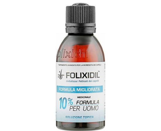 Лосьон против выпадения волос у мужчин 10% Folixidil Minoxidil 10% For Men, 60 ml, изображение 2