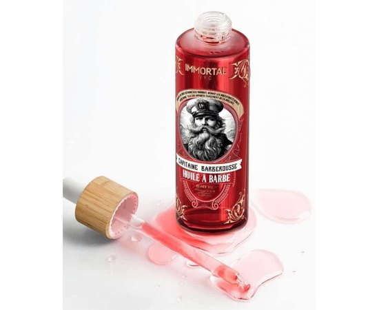 Подарунковий набір для догляду за бородою Immortal NYC Capitaine Barberousse Beard Oil, IM-09, фото _ab__is.image_number.default