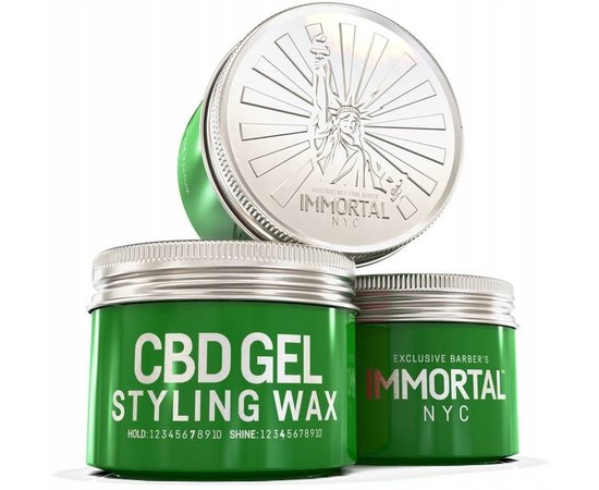 Гель для стайлингу волосся з ефектом лікувальних трав Immortal NYC CBD Gel Styling Wax, 100 ml, фото _ab__is.image_number.default